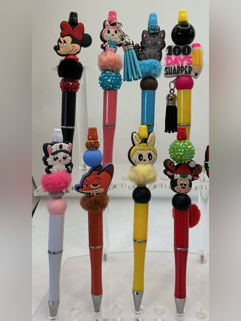 10 KIDS PENS-BEADED HANDMADE RANDOM BUT SUGGESTED - Picture 13 of 13